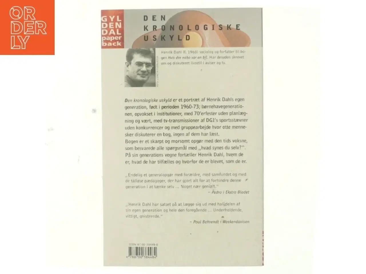 Billede 3 - Den kronologiske uskyld af Henrik Dahl (f. 1960-02-20) (Bog)