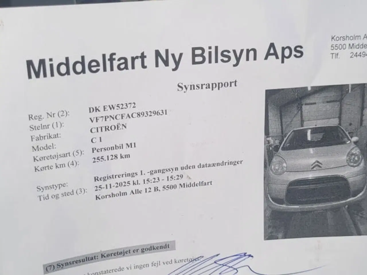 Billede 13 - Økobil, Citroen C1, 1.0i, 22.2 km/l, NYSYNET