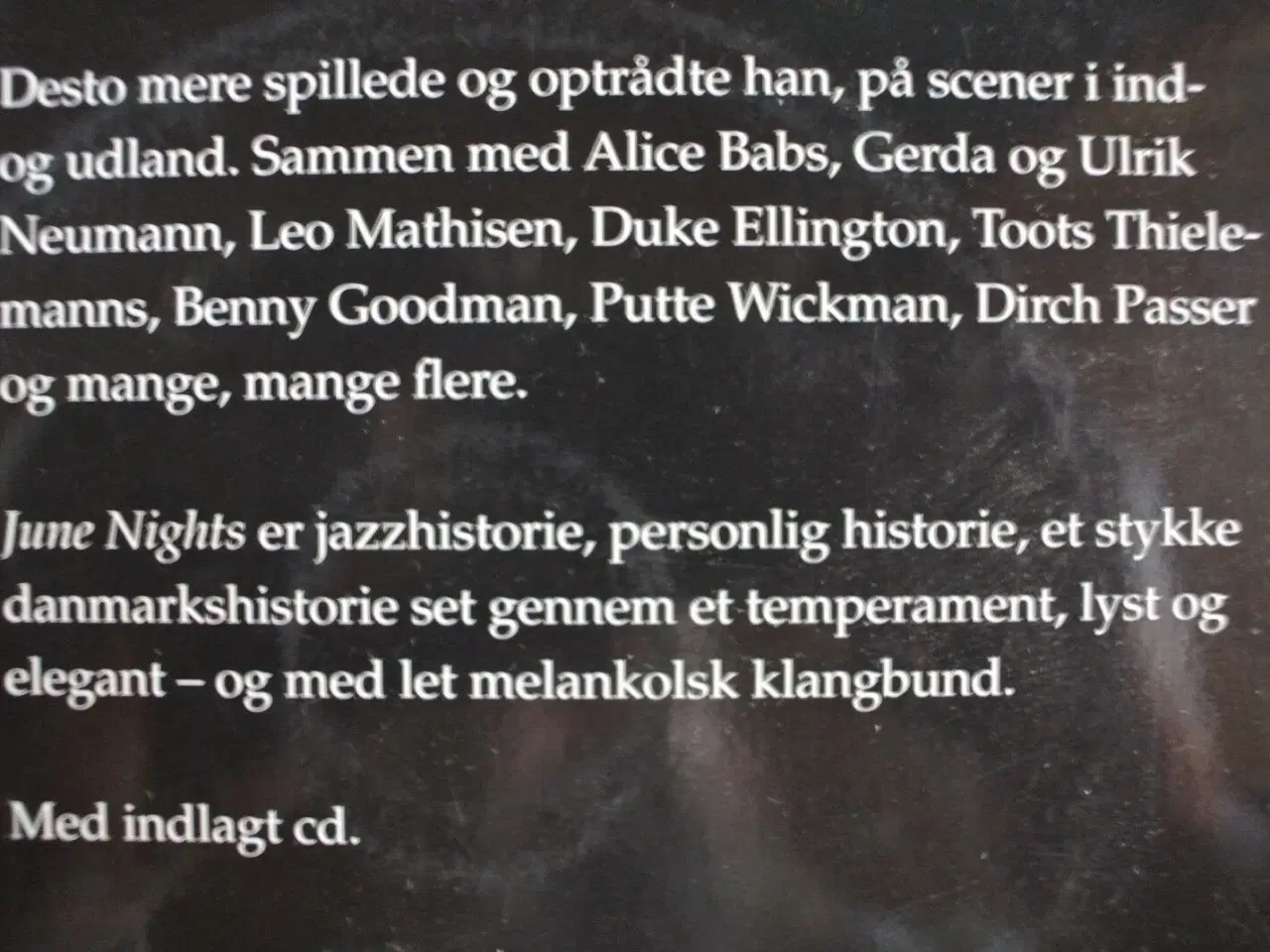 Billede 4 - june nights sven asmussens liv i musik, af svend a