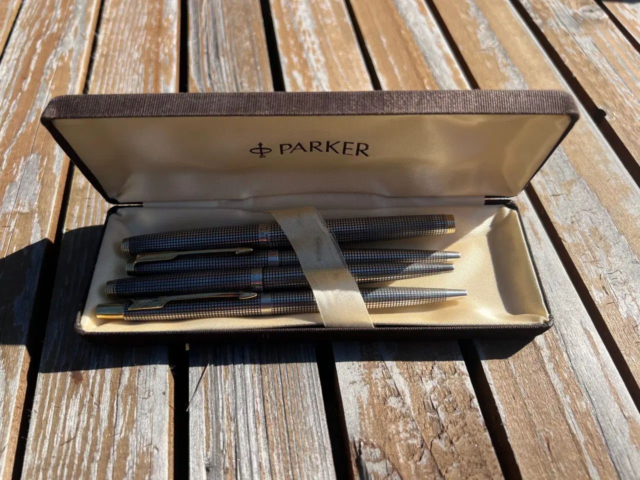 Billede 4 - Eksklusivt Parker skrivesæt i sterling sølv – som 