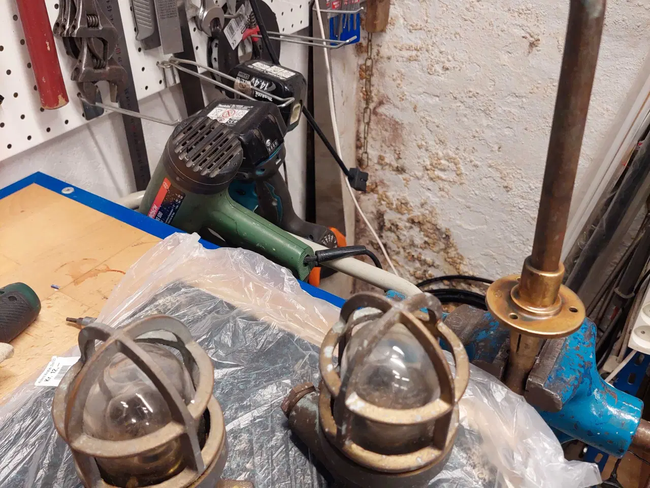 Billede 2 - Skot/Ruf Lamper, messing