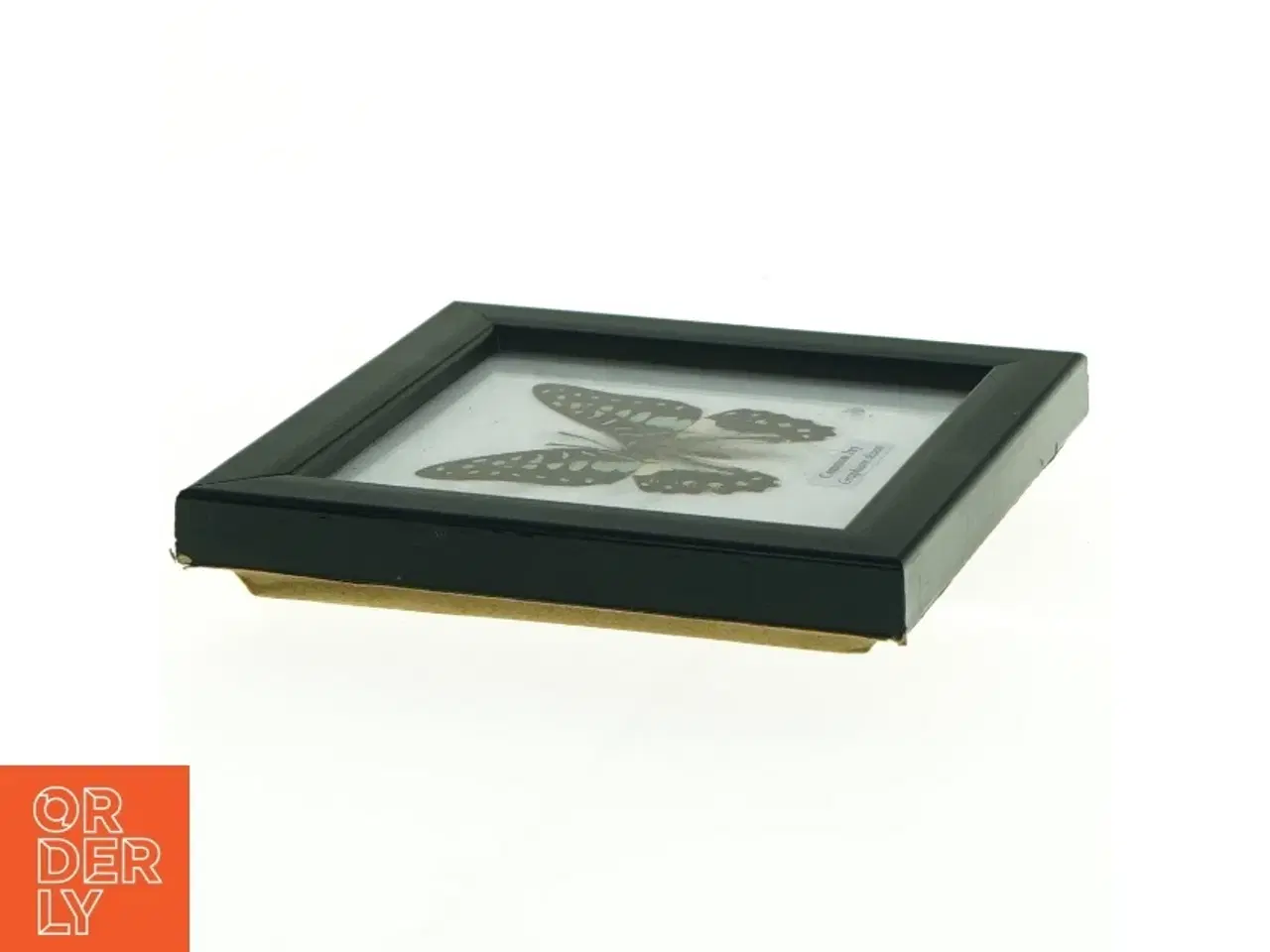 Billede 4 - Indrammet sommerfugl (str. 12 x 12 cm)