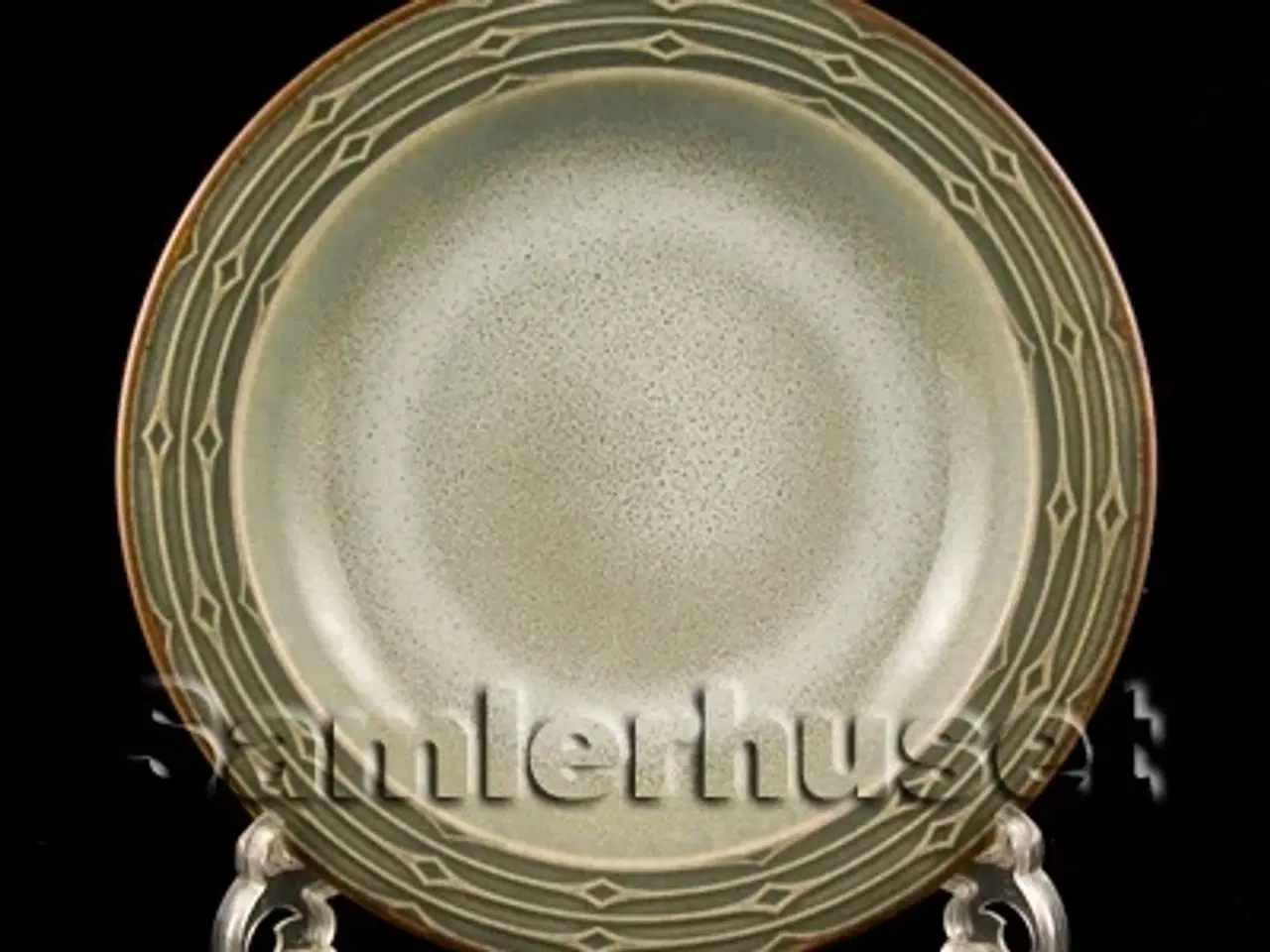 Billede 1 - Rune Tallerken Dyb 21 cm. - Quistgaard design.