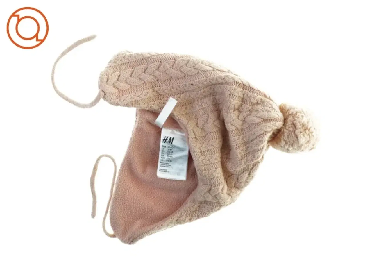 Billede 3 - Strikhue med kvast fra H&M (str. 104)