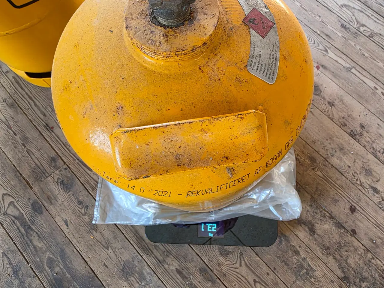 Billede 1 - 11 kg gasflaske, fyldt