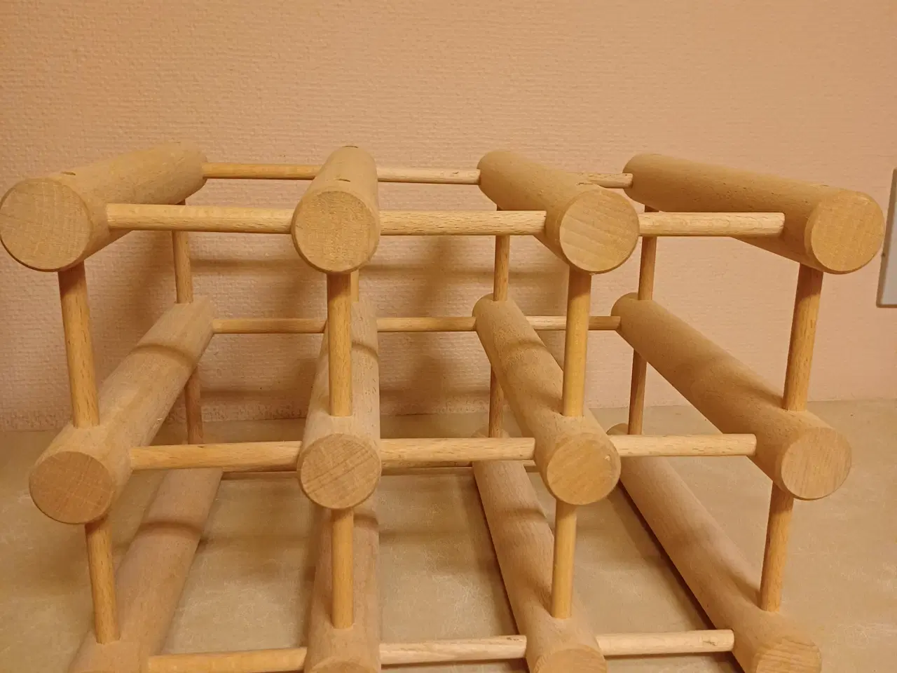 Billede 3 - Vinreoler i massiv lys bøg