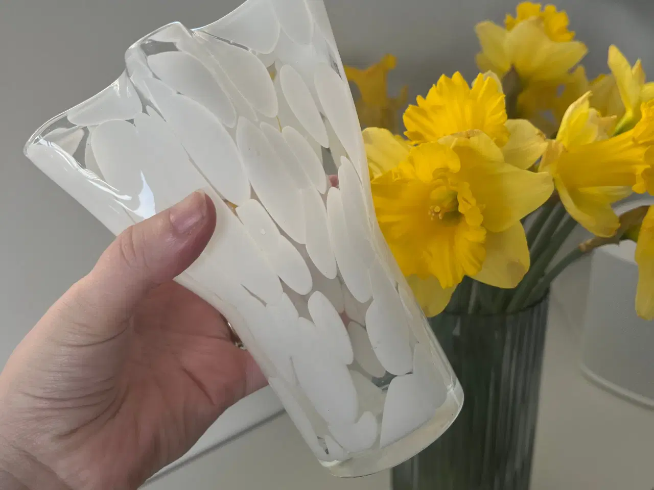 Billede 3 - Smuk glas vase