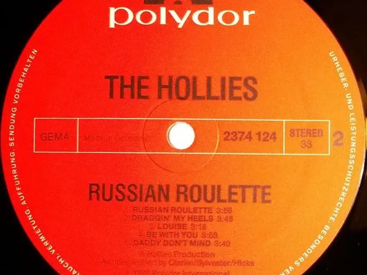 Billede 6 - Hollies - Russian Roulette 