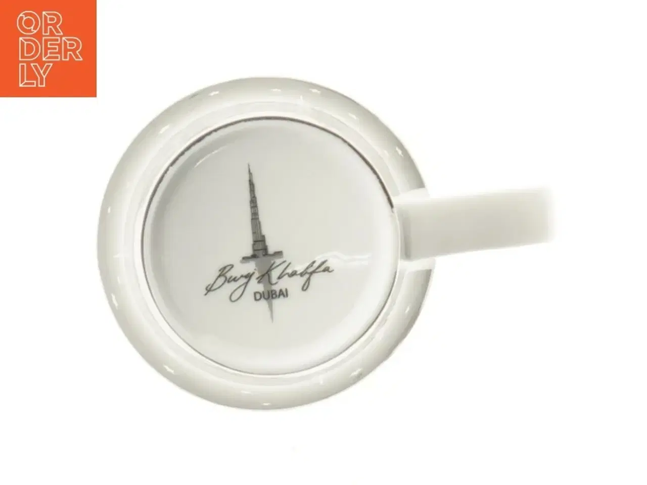 Billede 4 - Dubai souvenir krus med Burj Khalifa design fra Dubai (str. Ø 9,5x15 cm)