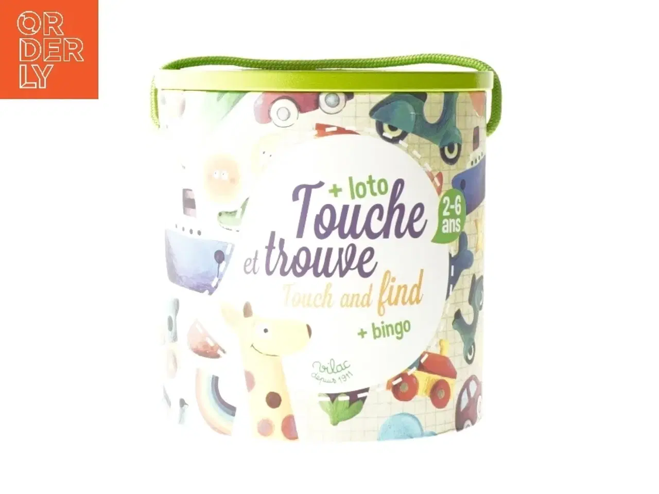 Billede 1 - Touche et trouve spil til børn fra Vilac (str. Ø 14,5x16 cm)