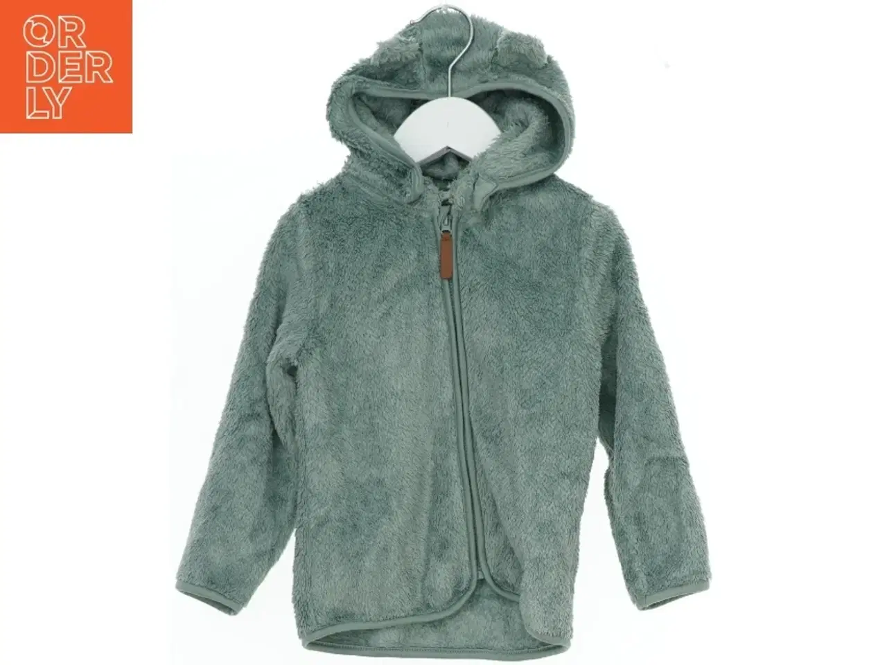 Billede 1 - Teddy fleece jakke med hætte fra H&M (str. 92)