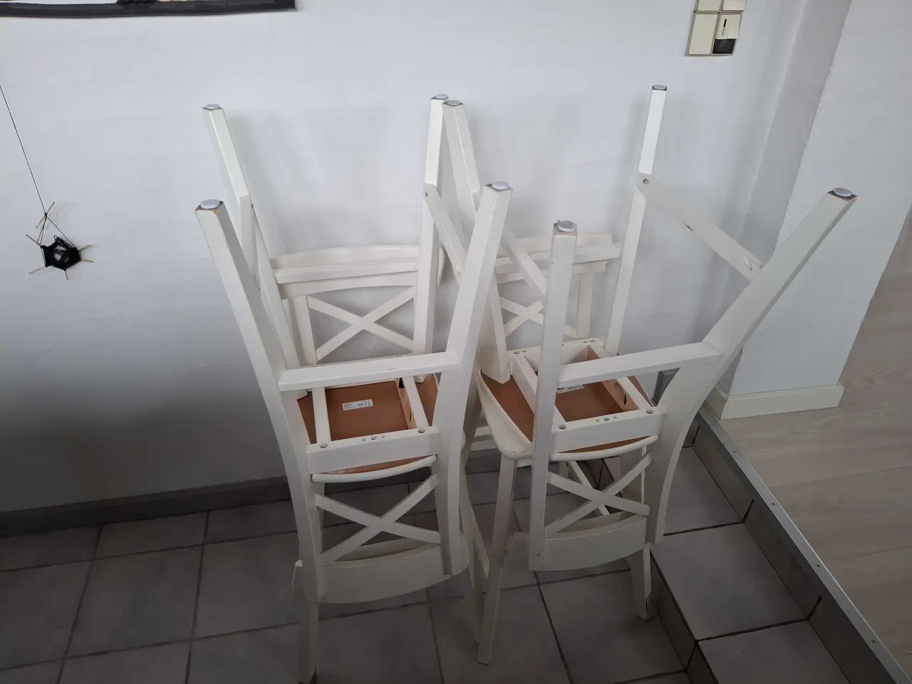 Billede 4 - 4 stk. IKEA INGOLF juniorstole 