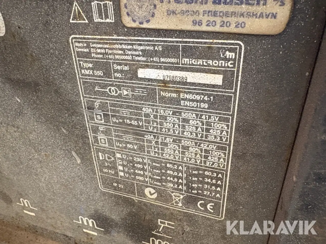 Billede 6 - Svejsemaskine Migatronic KMX 550