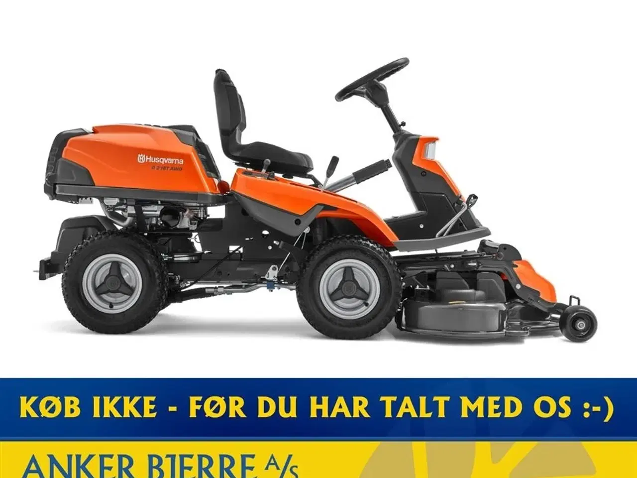 Billede 4 - Husqvarna R 216T AWD NY MODEL Inkl. 103 cm klippebord/ klippeaggregat