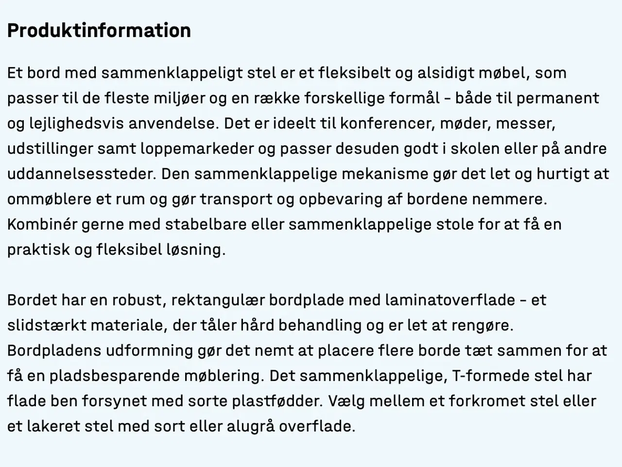 Billede 7 - Bord / Sammenklappeligt bord