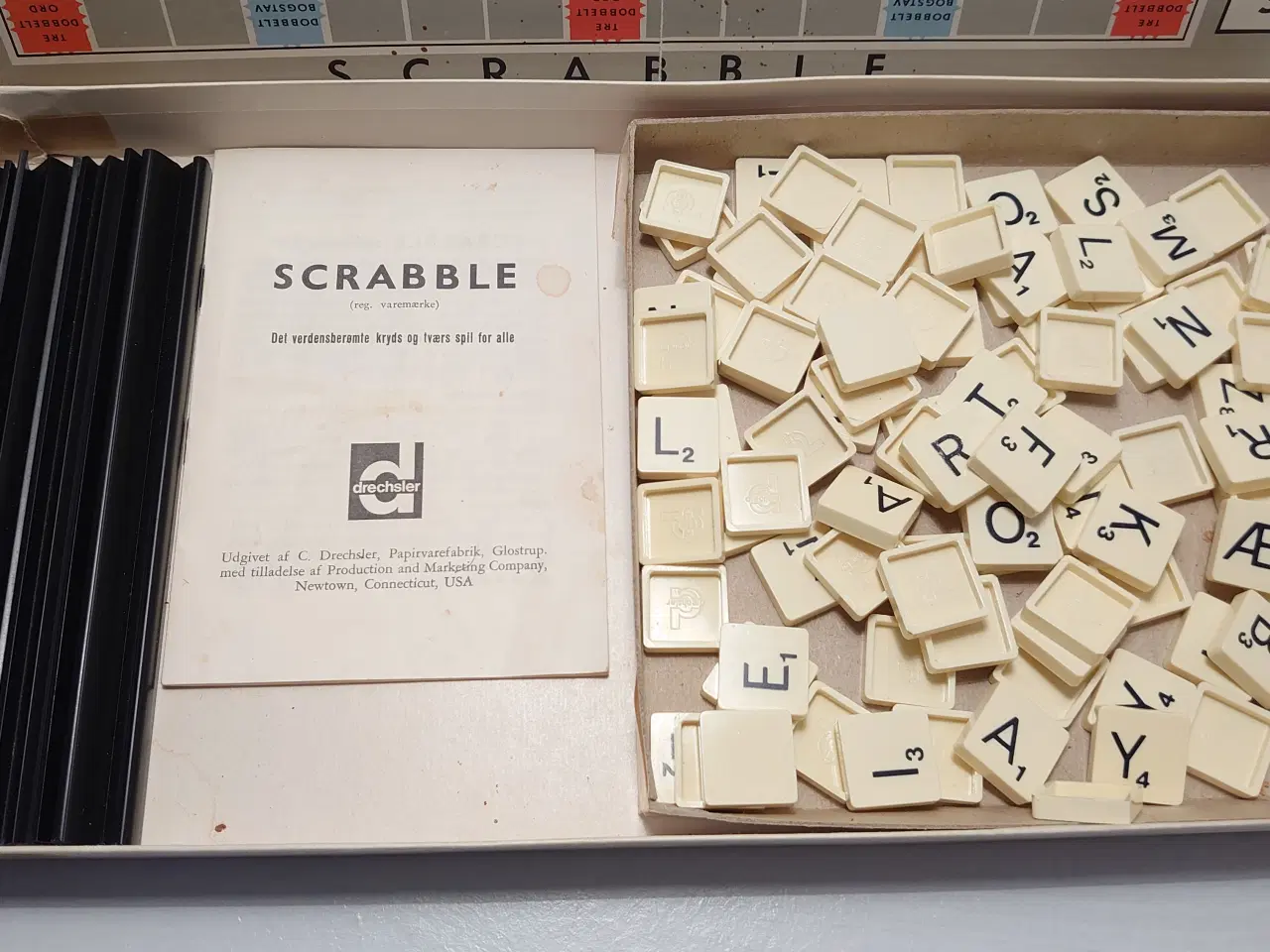 Billede 4 - Komplet Scrabble ca. 1970. Drechsler nr 259.