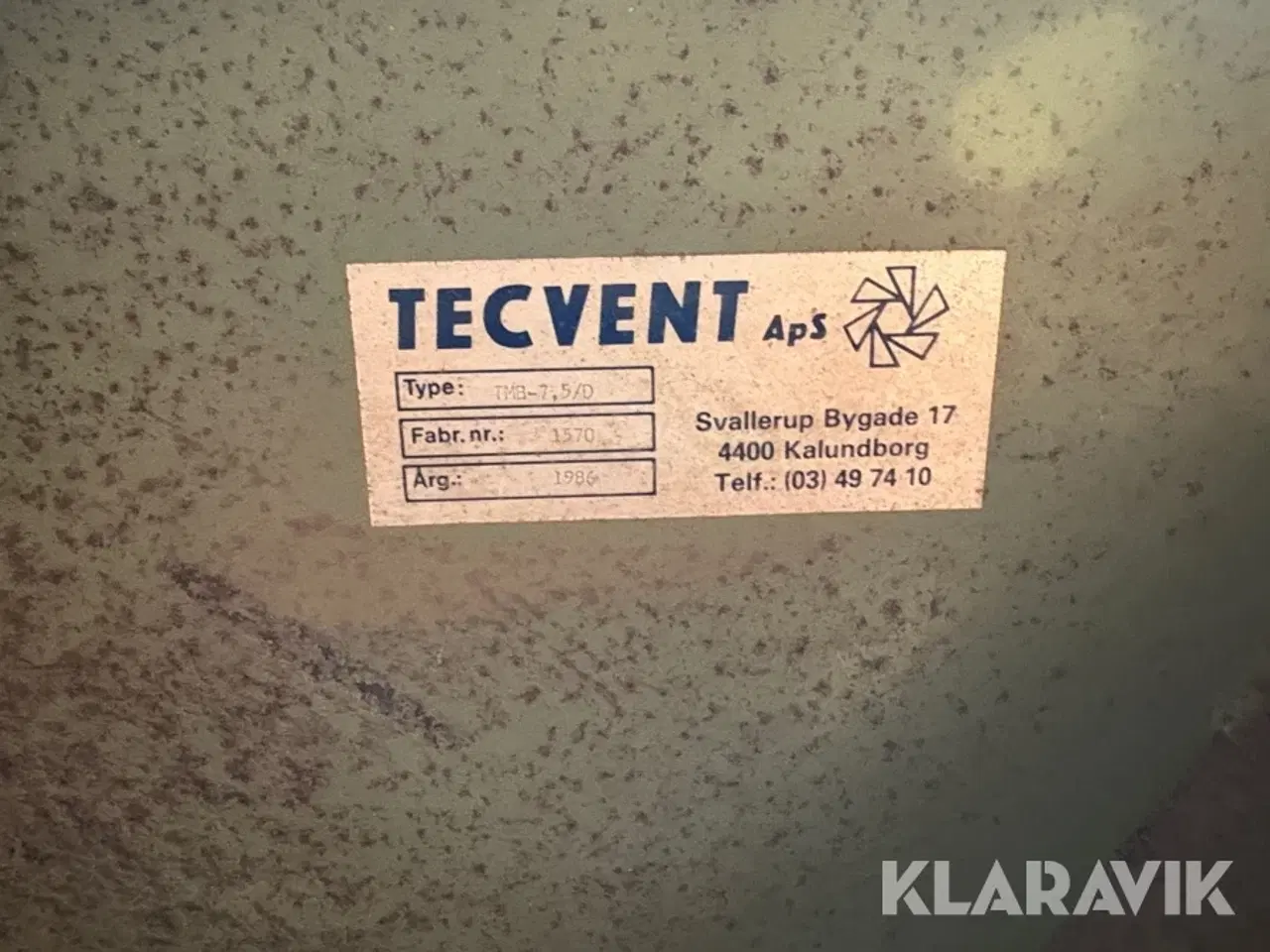 Billede 8 - Plantørreri Tecvent TMB-7,5/D