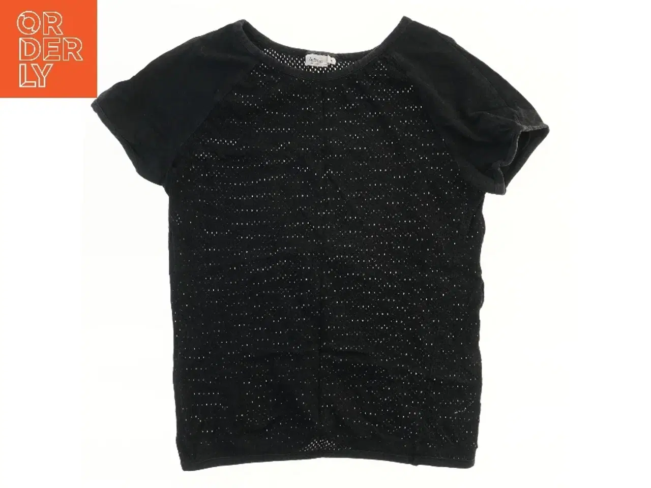 Billede 1 - Sort t-shirt med korte ærmer fra InWear (str. M)