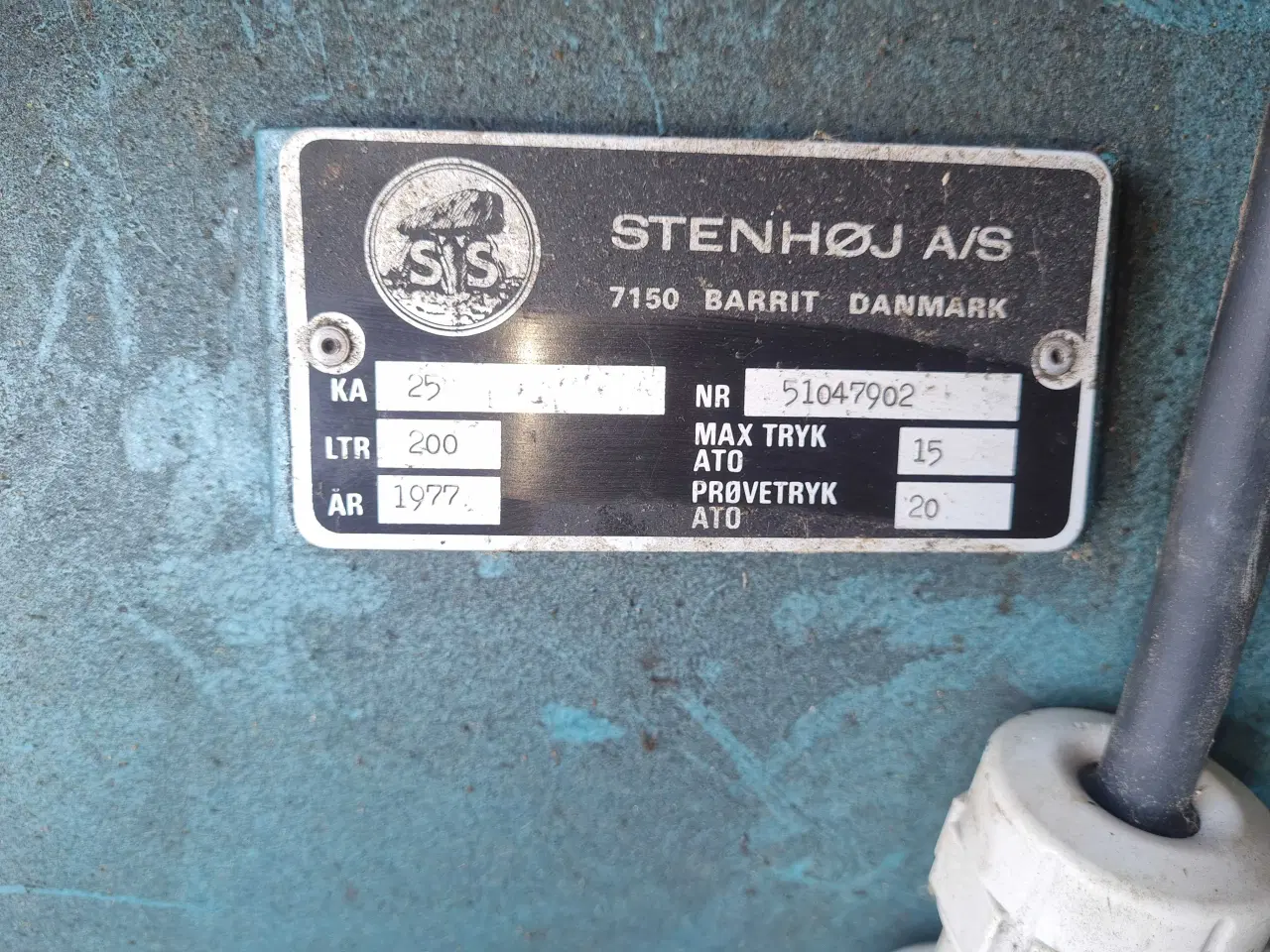 Billede 2 - Stenhøj Kompressor 2Cyl 200Liter