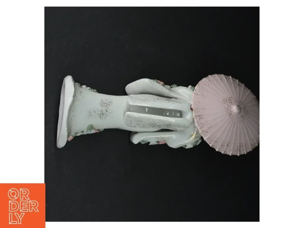 Billede 5 - Porcelænsfigur af japansk kvinde med parasol