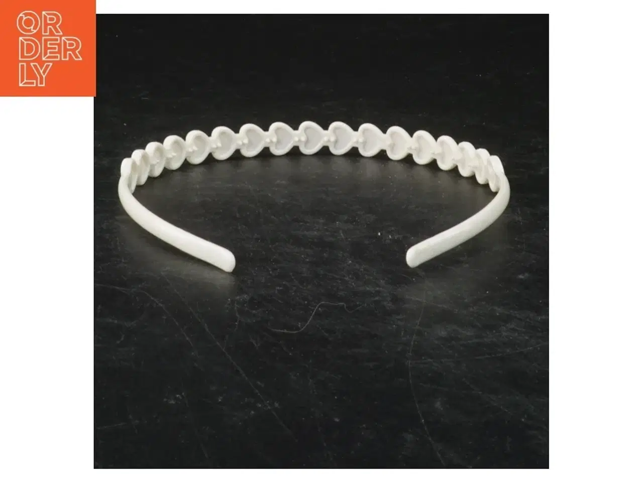 Billede 3 - Hårbøjle med hjerter (str. Ø 12 cm)