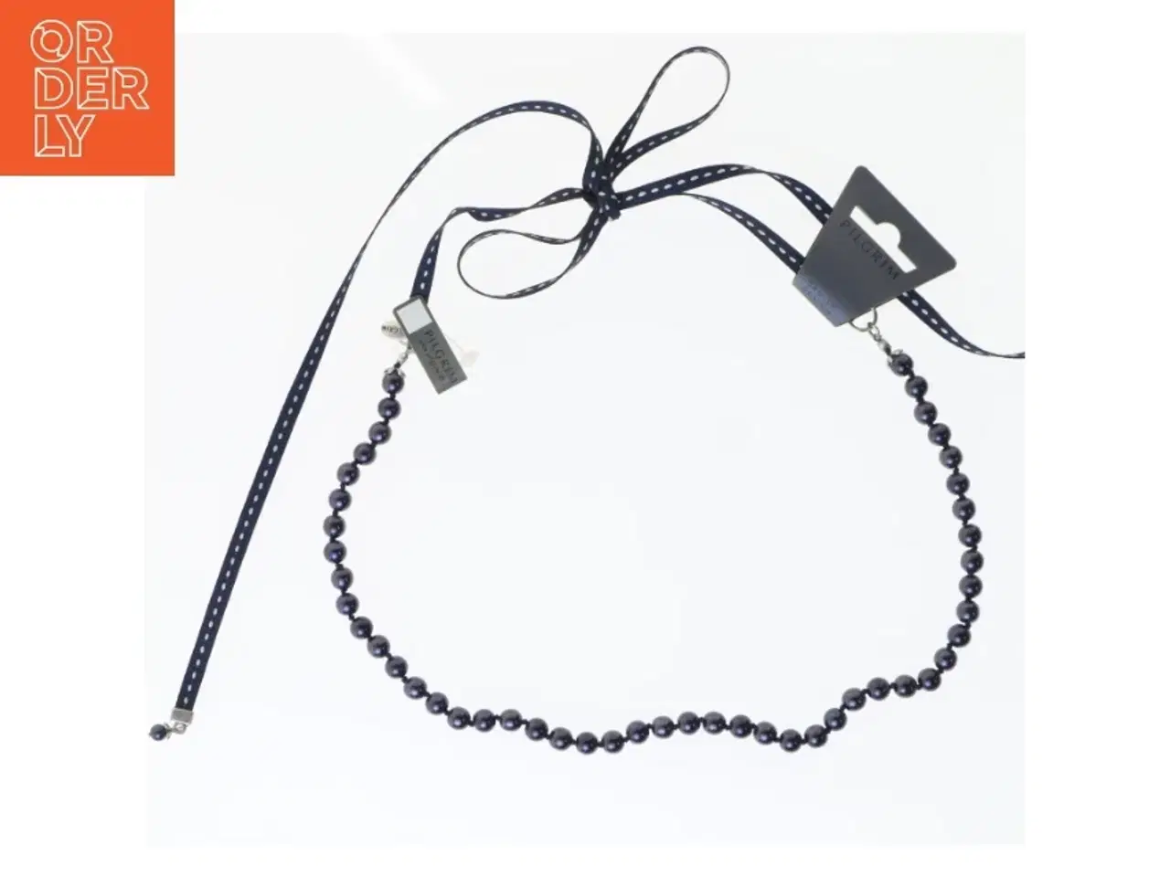 Billede 1 - Perlekæde med snor fra Pilgrim fra Pilgrim (str. Ø 27 cm)