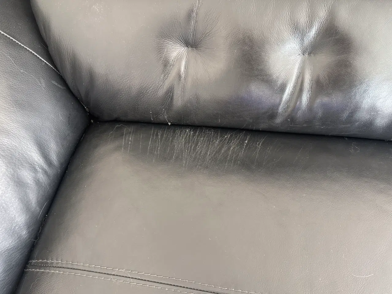 Billede 2 - Sofa ægte italiensk læder