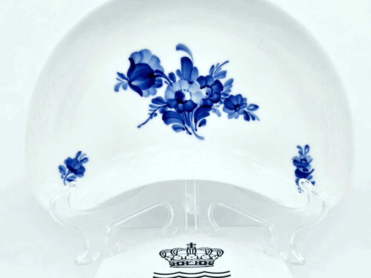 Billede 9 - Royal Copenhagen Blå Blomst Flettet Halvmåne Asiet