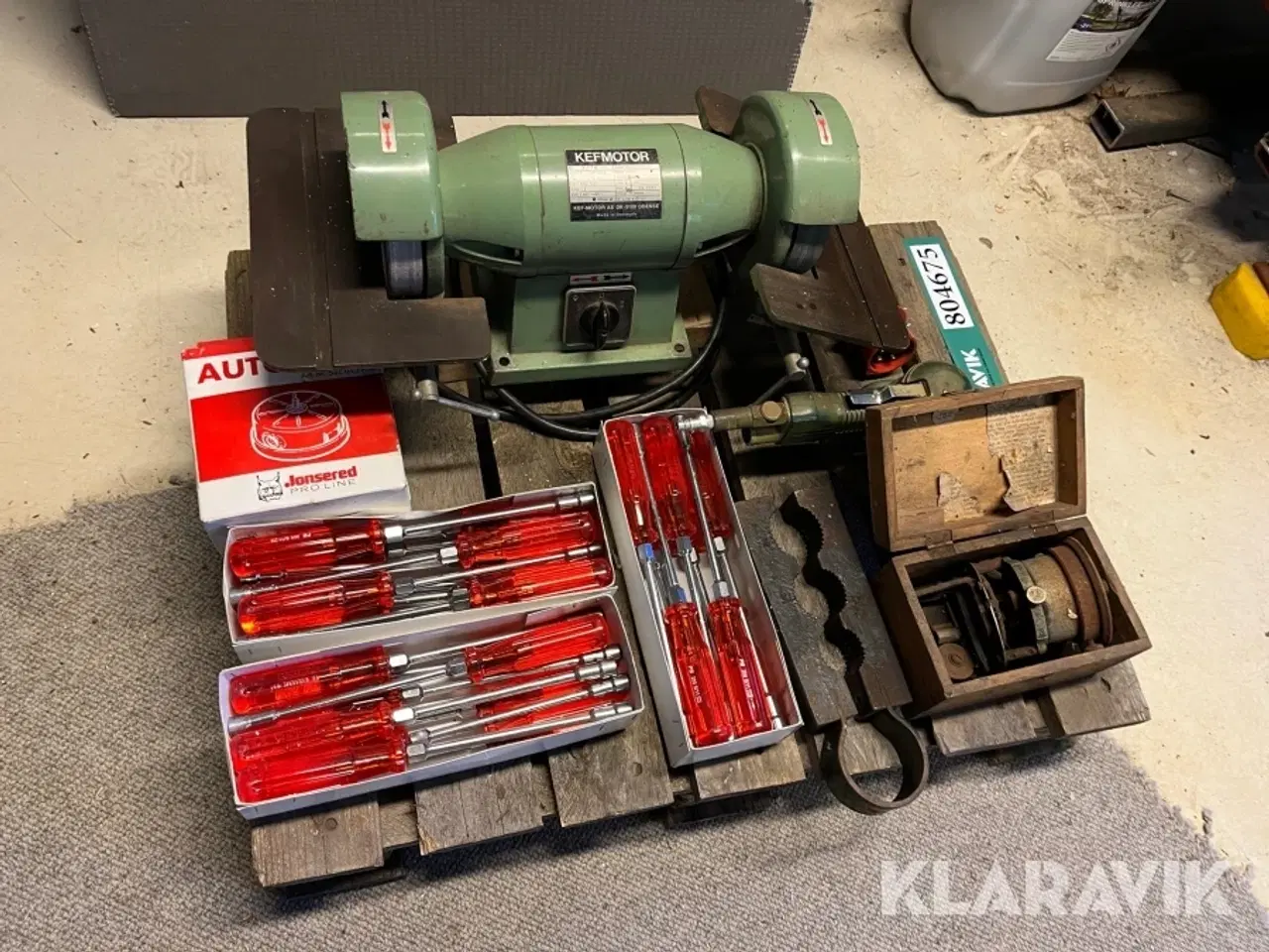 Billede 3 - Værktøjssliber KEFmotor HS3 med diverse værktøj