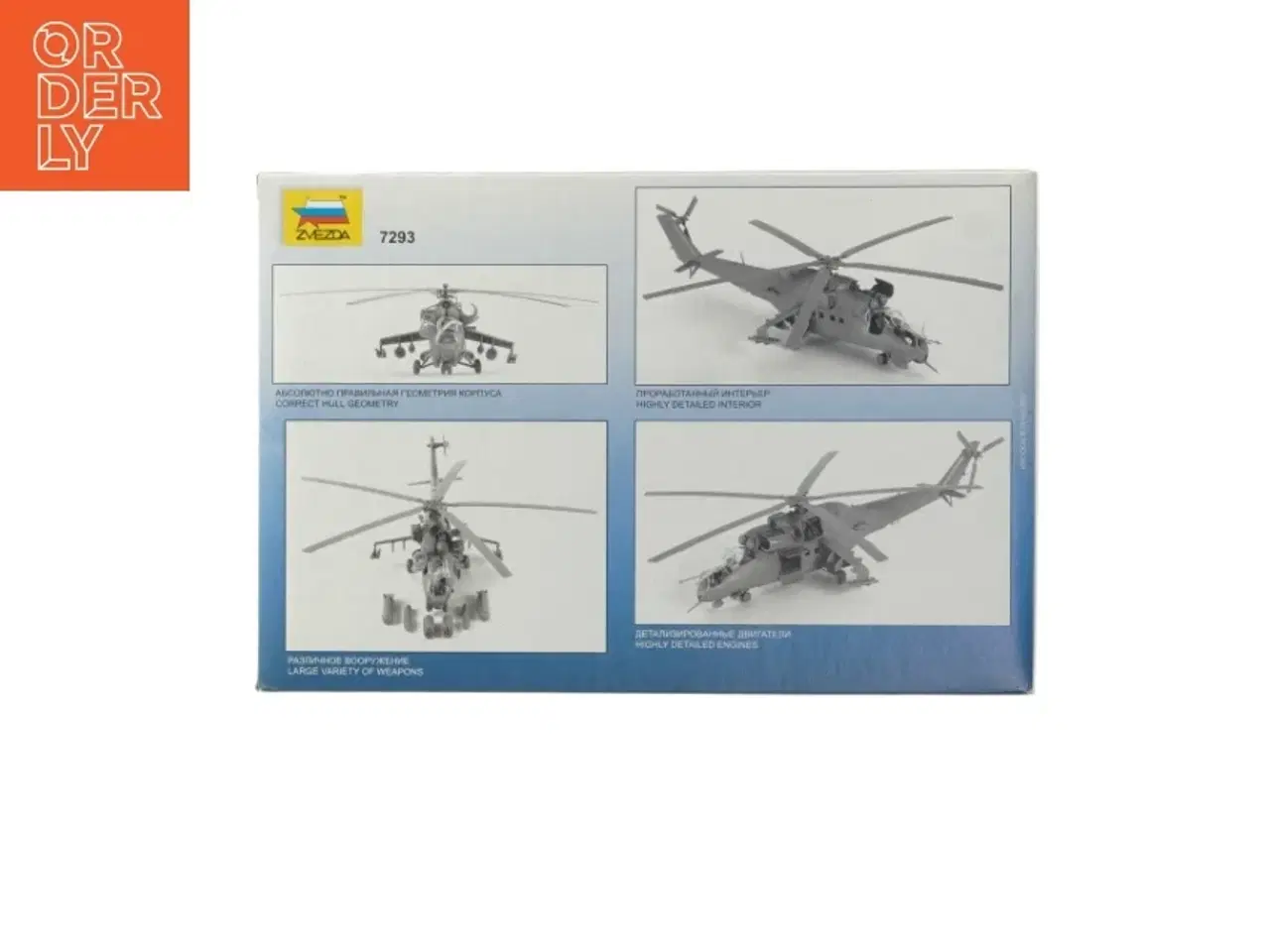 Billede 2 - Mil Mi-24V/VP Hind E model kit fra Zvezda
