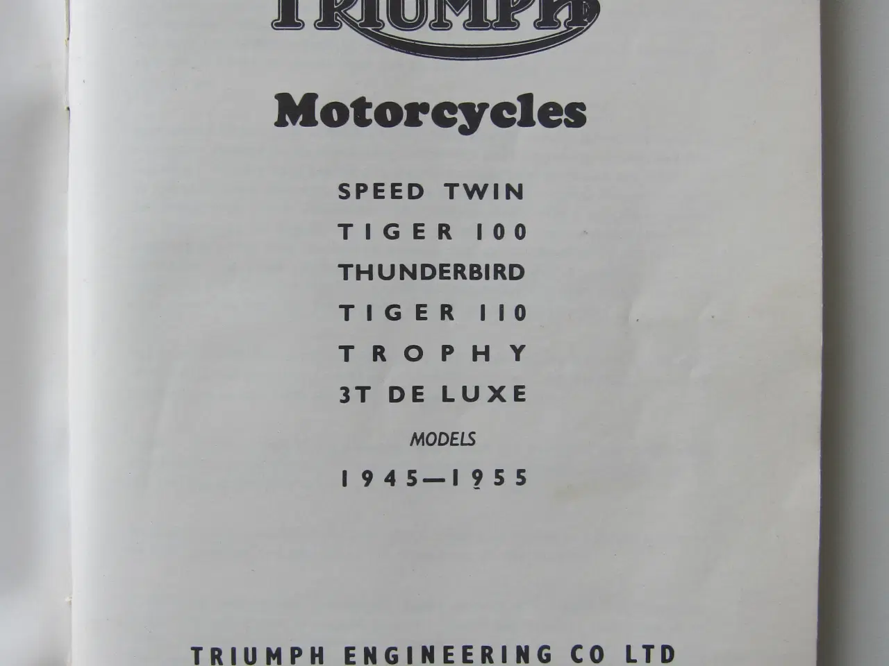 Billede 2 - Triumph Workshop Manual
