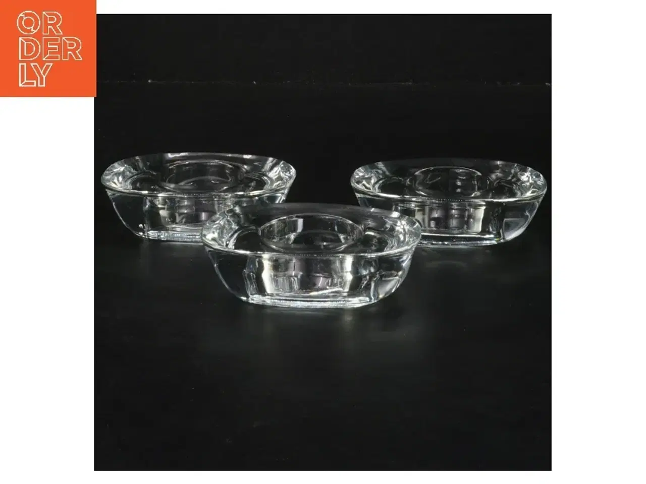 Billede 1 - Glas askebæger sæt fra Piet Hein (str. 9x7,5 cm)