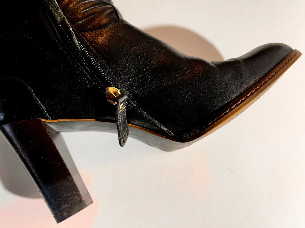 Billede 3 - Tommy Hilfiger sorte lange støvler, str. 40,