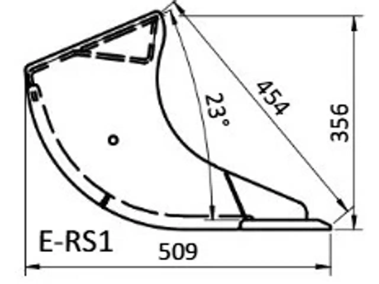 Billede 4 - JST Risteskovl E-RS1, 60cm