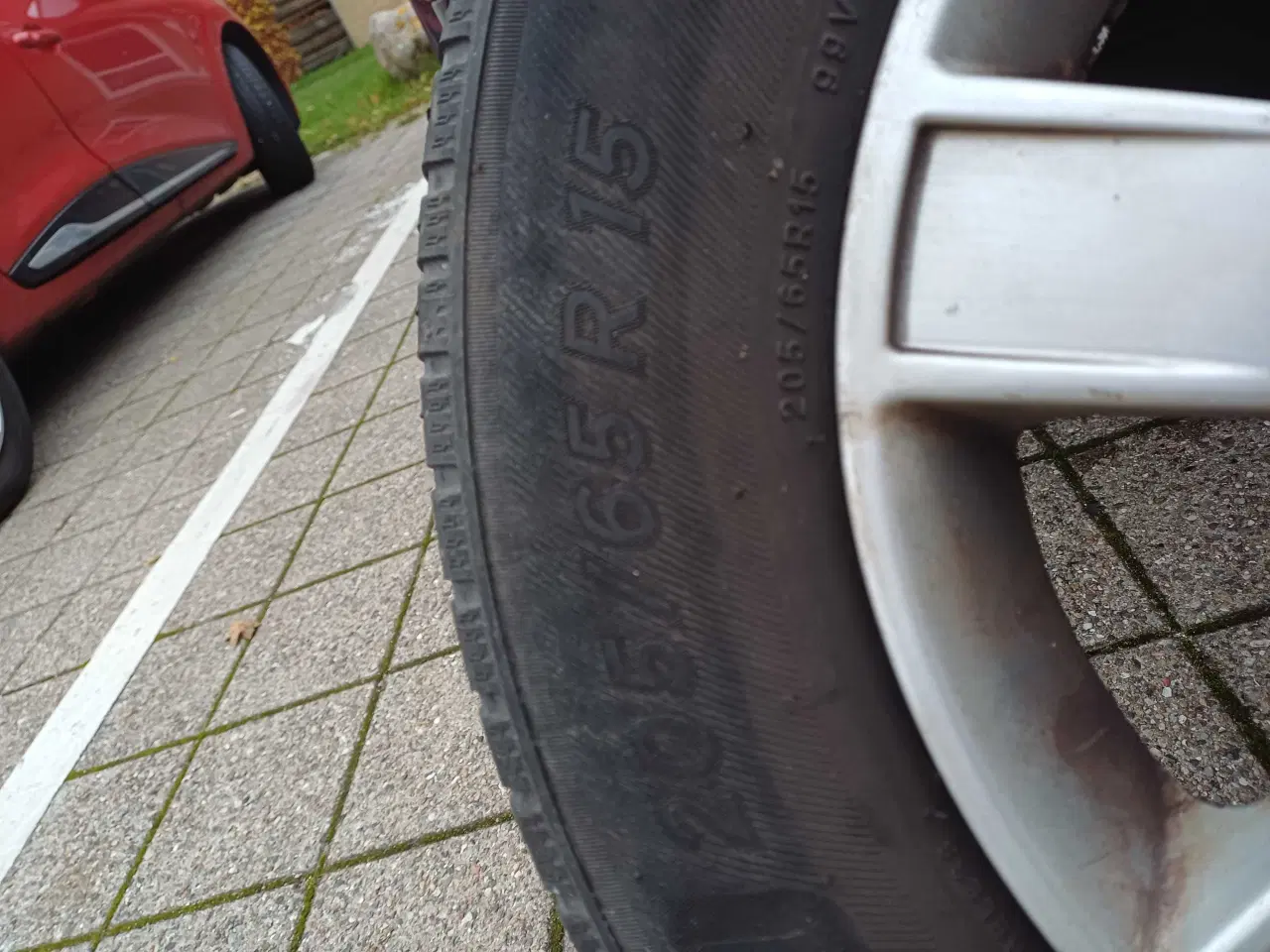 Billede 3 - VW Alufælge med dæk 5x100