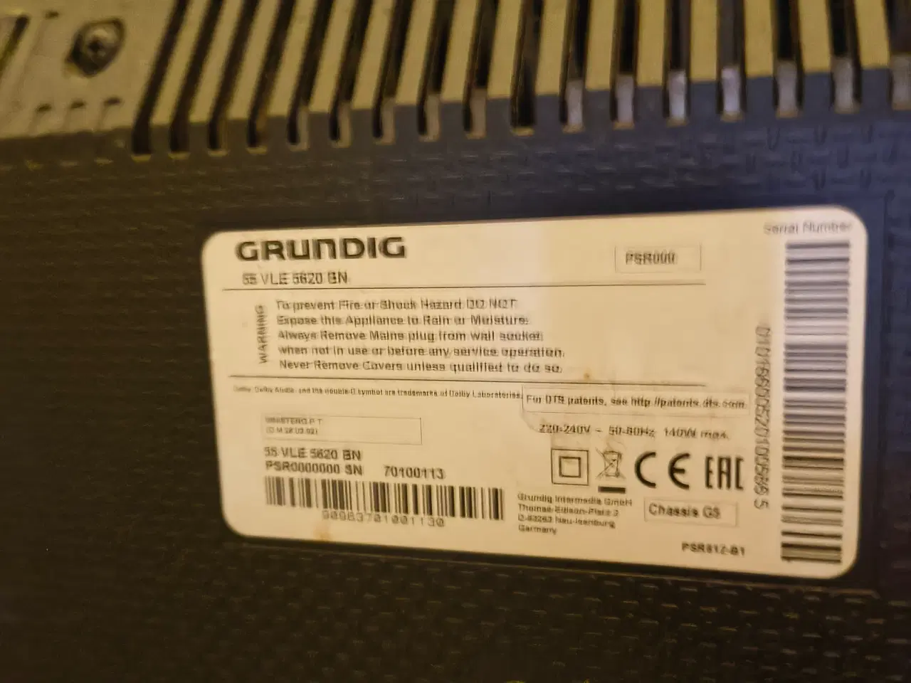 Billede 3 - Grundig 55 tommers fladskærms tv. 
