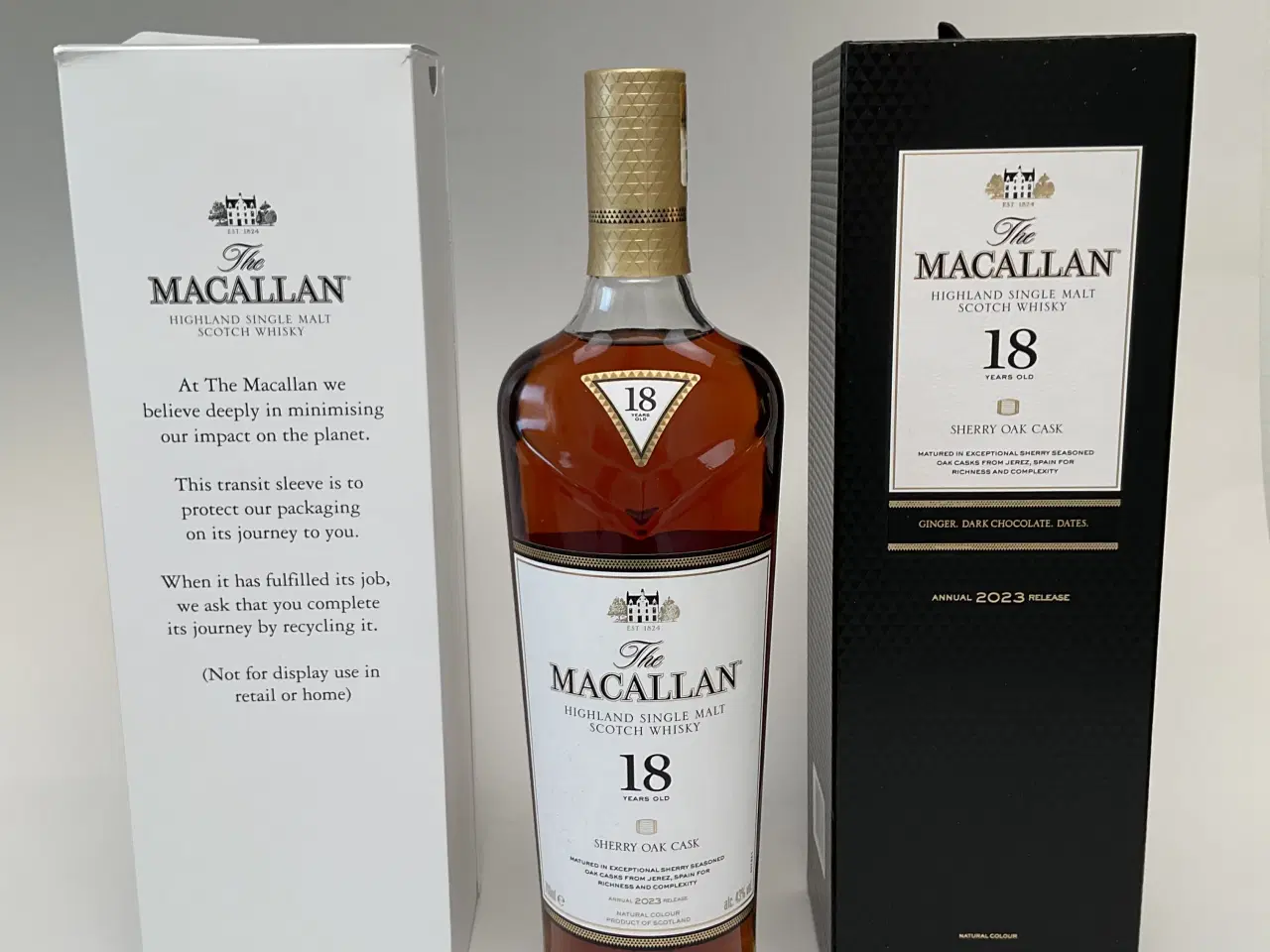 Billede 1 - Macallan 18 Sherry Oak 2023.  70cl