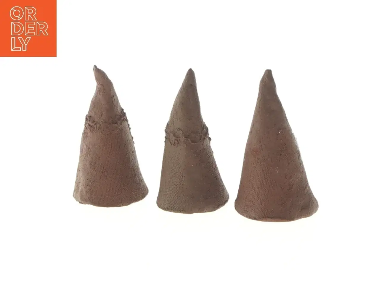 Billede 3 - 3 Keramik nisser (str. 10 cm)