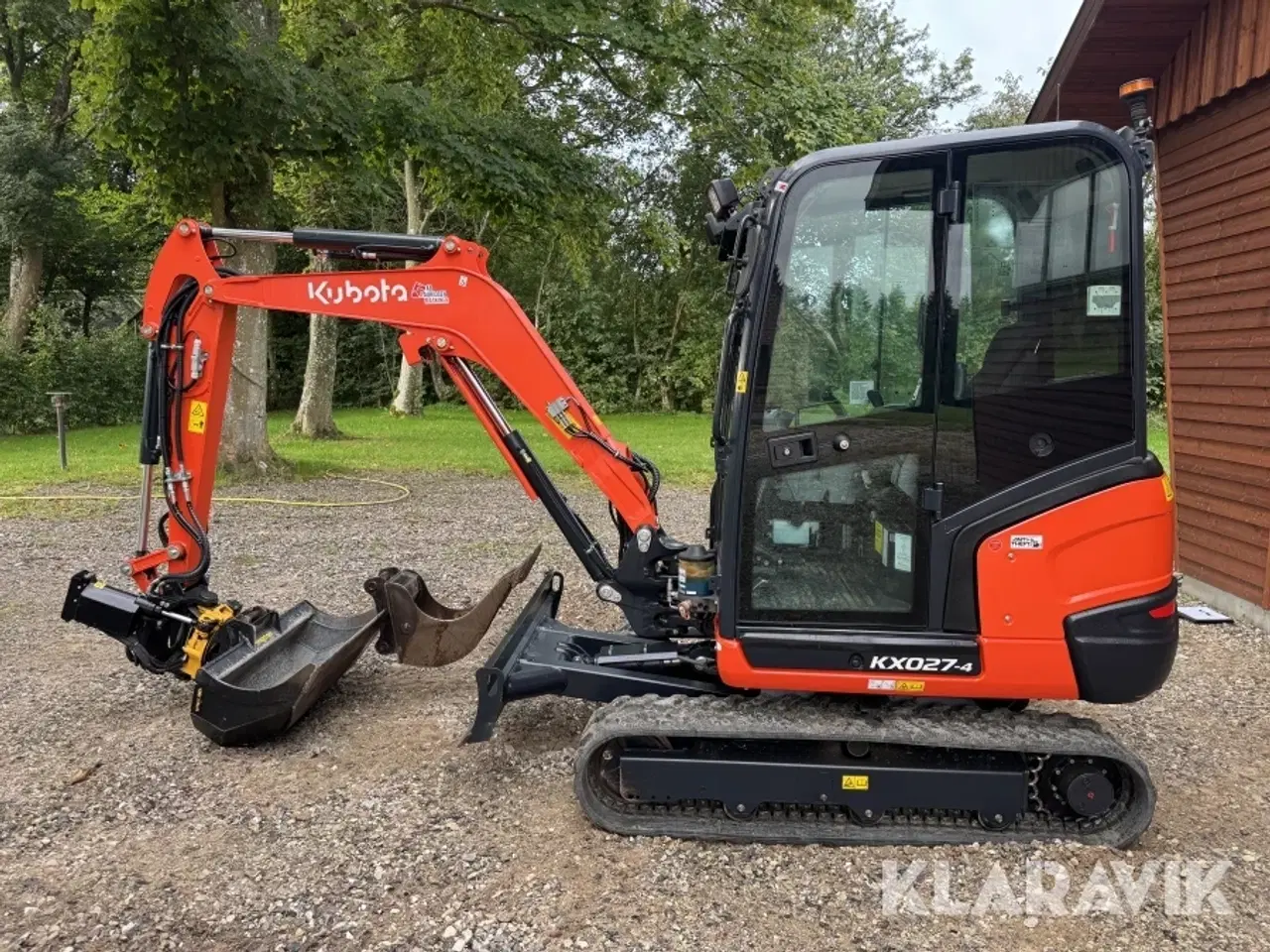 Billede 8 - Minigraver Kubota KX027-4 med rotortilt