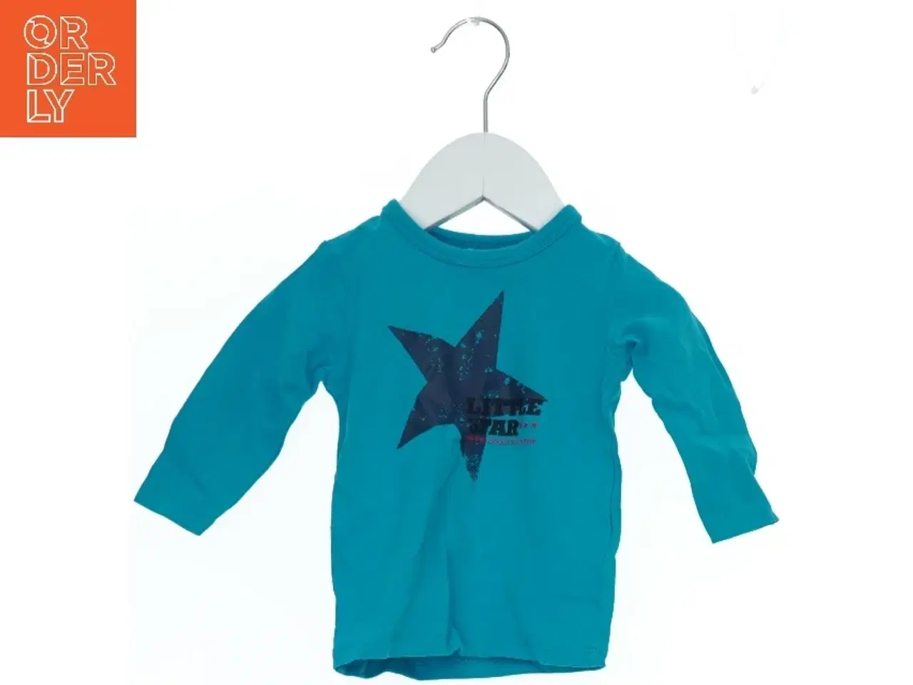 Billede 1 - Langærmet bluse med stjerneprint fra Name It (str. 62)