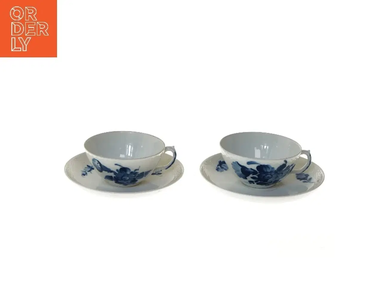 Billede 1 - 2 par the ‘ kopper fra Royal Copenhagen (str. Ø 10 & 15 cm)