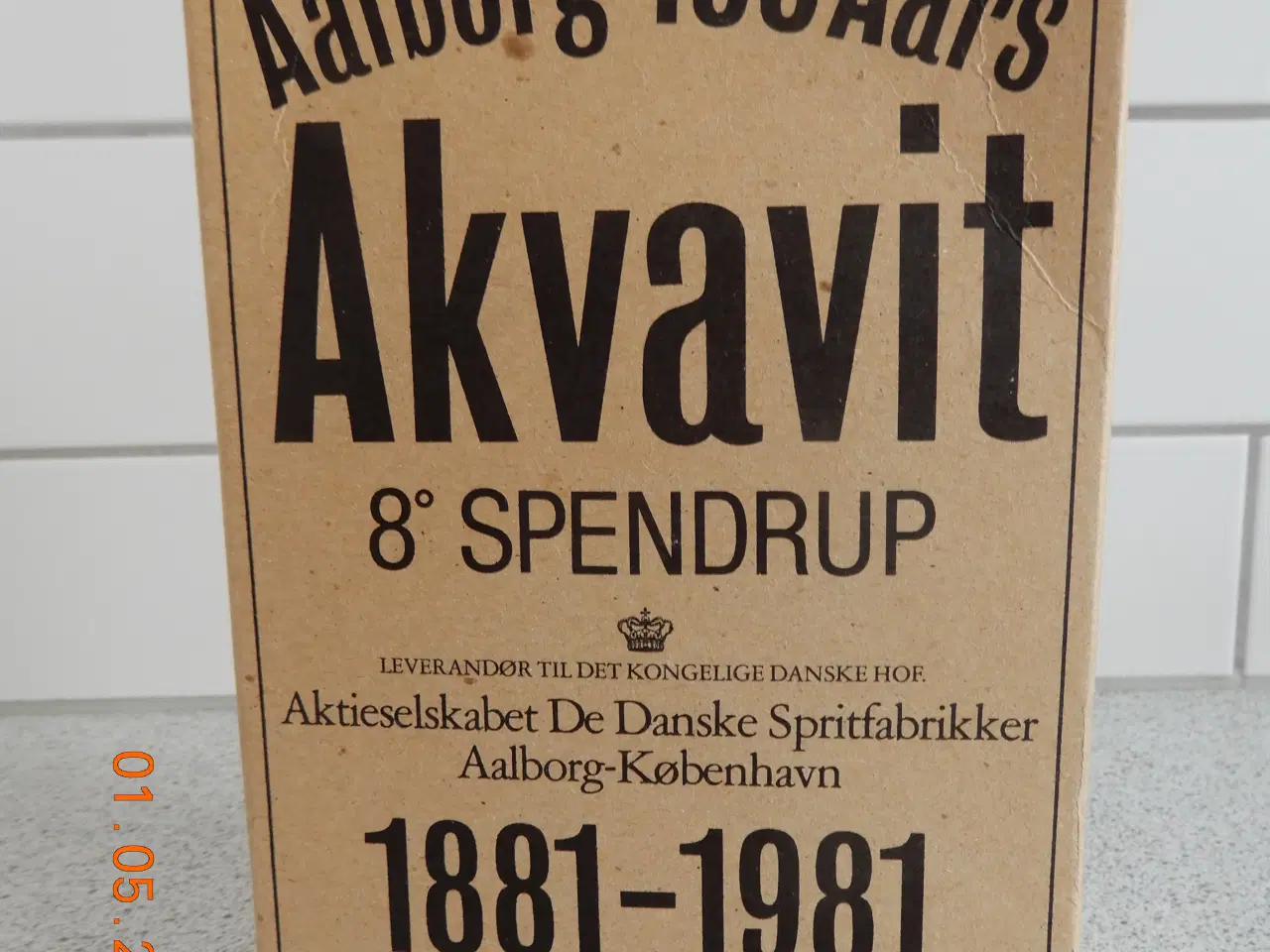 Billede 1 - Åalborg 100 Åars Akvavit