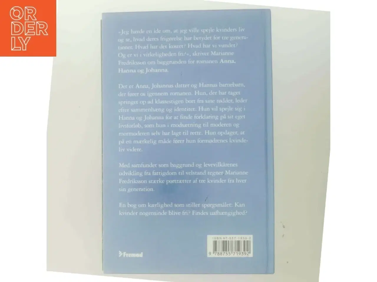 Billede 3 - Anna, Hanna og Johanna af Marianne Fredriksson (Bog)