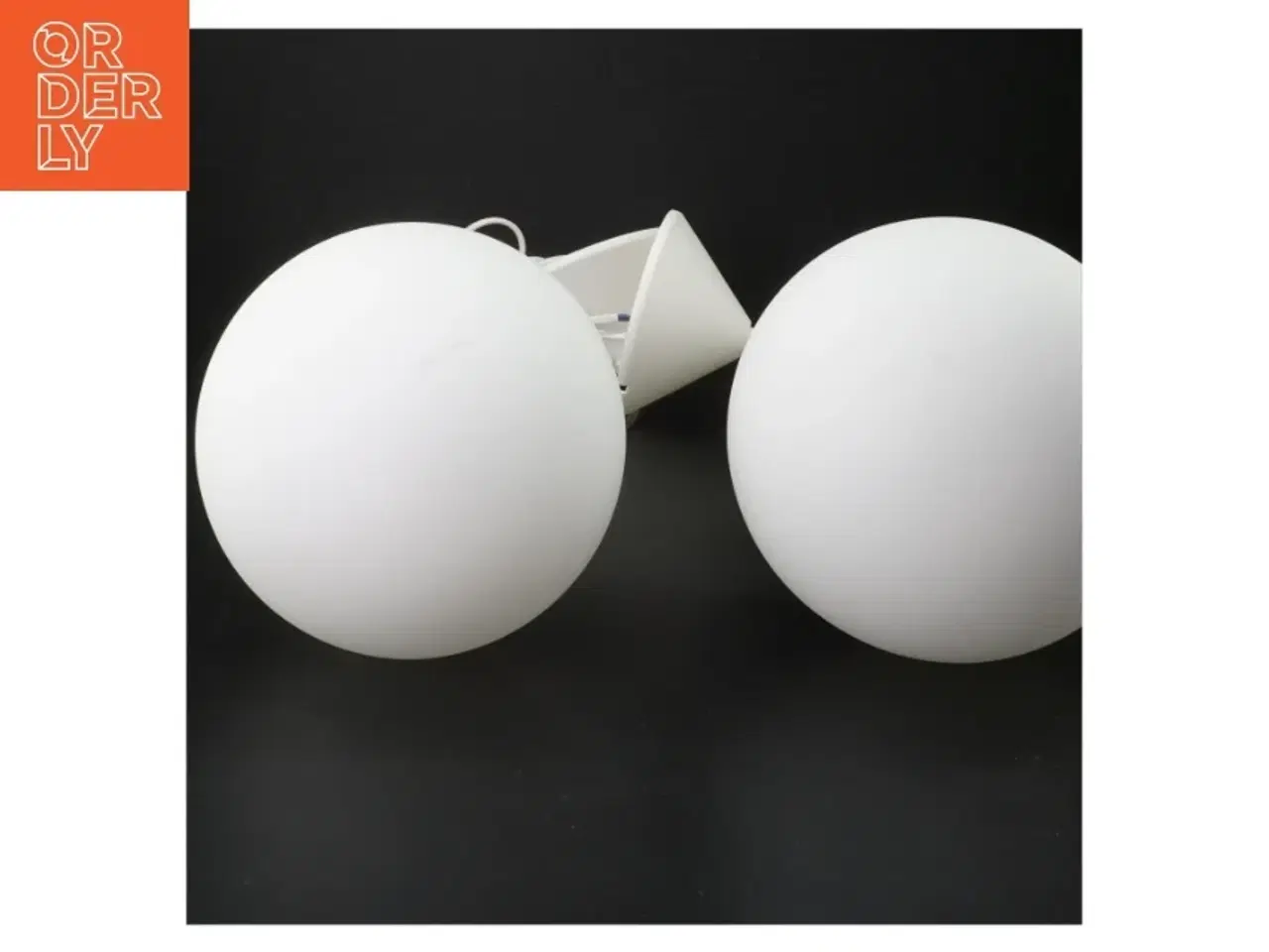 Billede 2 - 2 Glas pendellampe sæt (str. Ø. 16 cm)