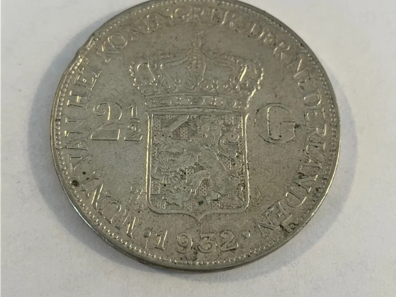 Billede 1 - 2 1/2 Gulden 1932 Netherlands