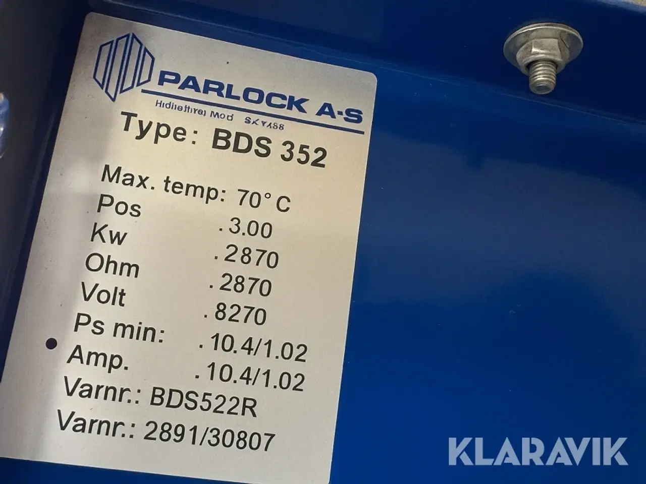 Billede 10 - Ventilator Parlock BDS 325