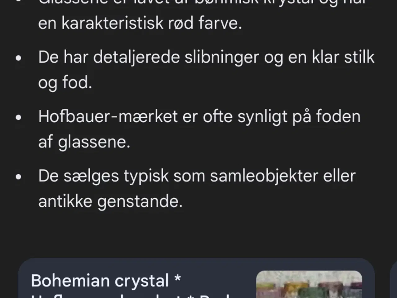 Billede 5 - Bøhmisk krystal glas