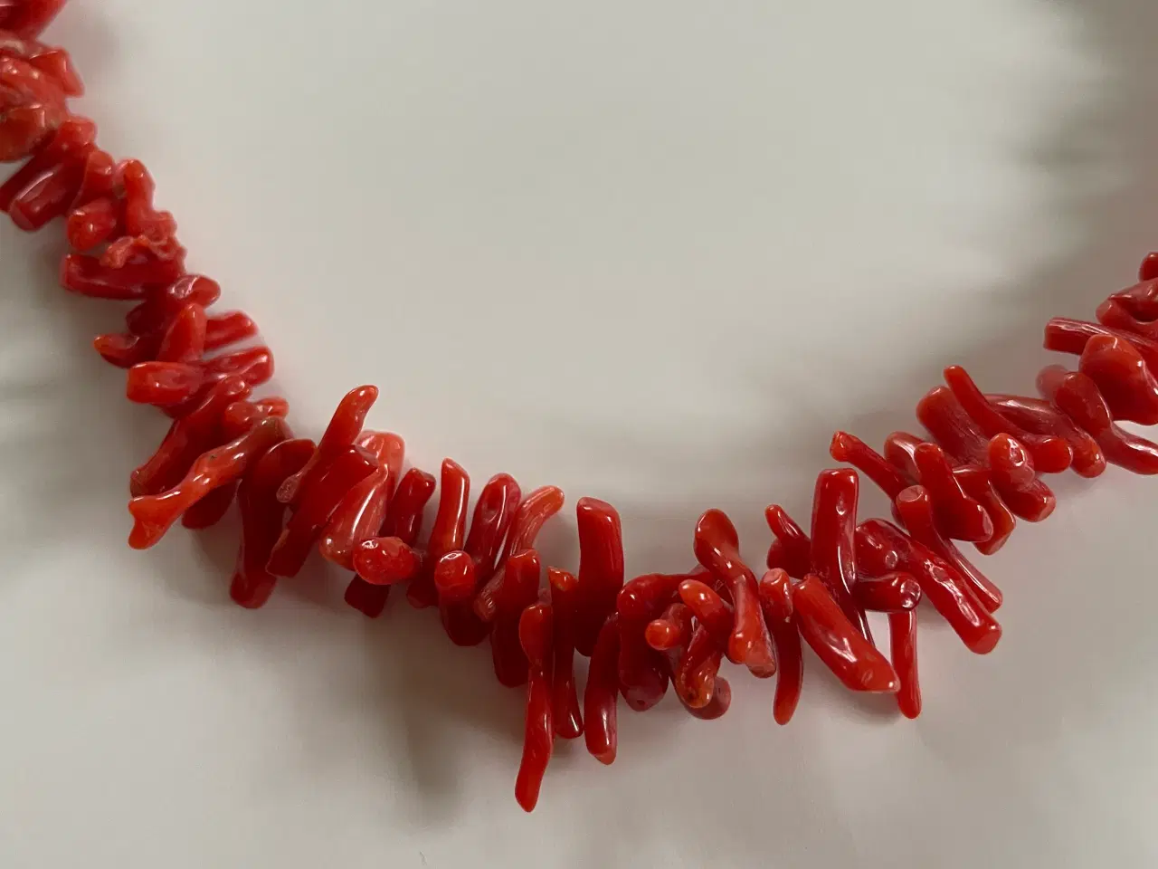 Billede 2 - Vintage koralkæde - perlekæde af koraller