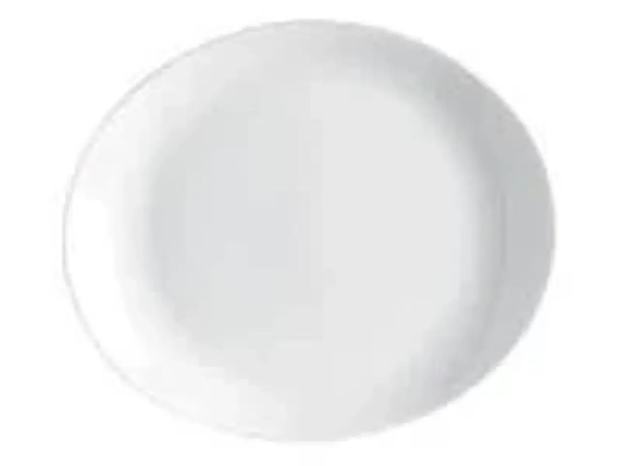 Billede 1 - 36 stk. Steaktallerken oval Restaurant 300 mm hvid