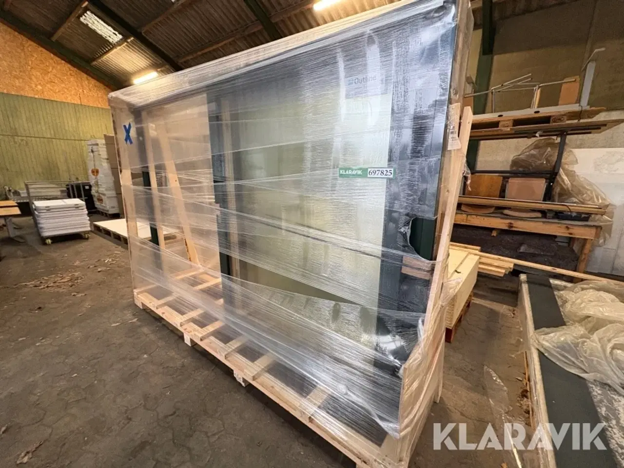 Billede 1 - Skydedør og rude Outline